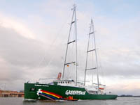 Greenpeace-Großsegler RAINBOW WARRIOR III